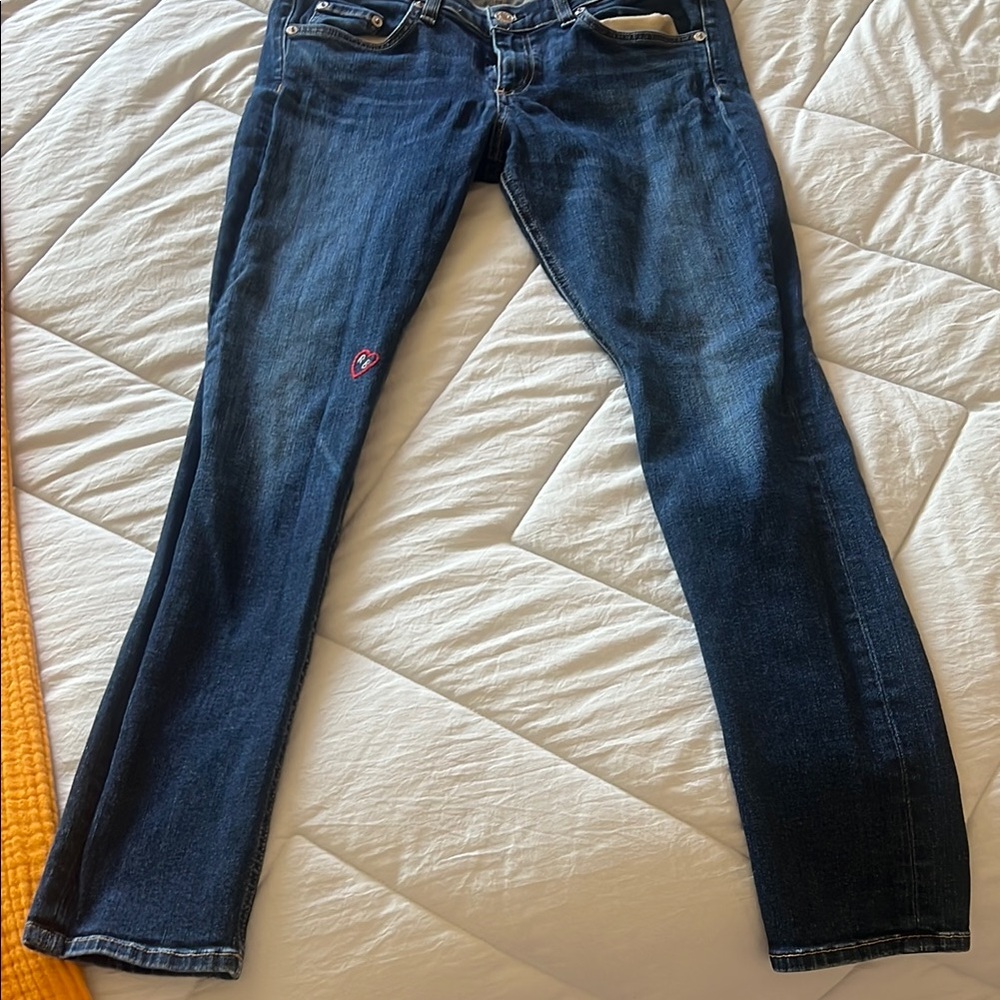 rag & bone Dark Blue Straight Leg Jeans SZ 29 - Picture 2 of 8